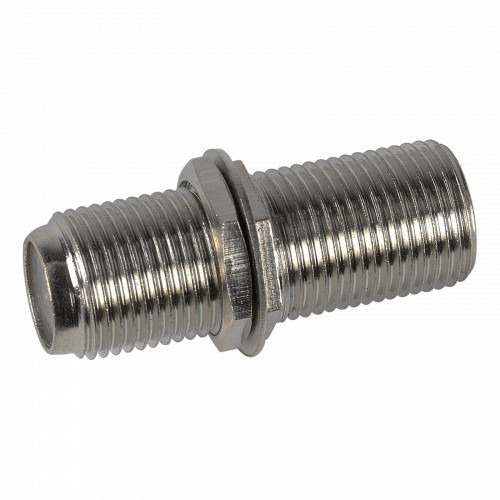 Adaptador "F" Fêmea - "F" Fêmea c/anilha