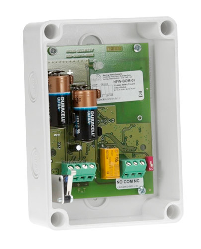 Advanced Exit Relay Module - Bidirectional Wireless Communication - Up to 200m Communication - Information from the Licked / Off State - Lithium and Bat battery fed. Support - automatic frequency adjustment
