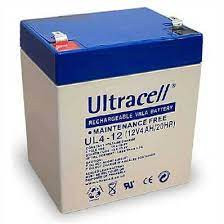 Bateria Chumbo 12V 4Ah (90x70x101 mm) - Ultracell