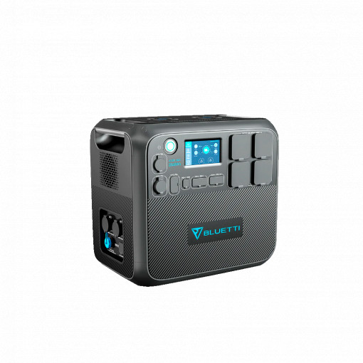 Bateria portátil - Grande capacidade 2048Wh - Potência 2200W máxima | LiFePO4 51.2V /40Ah - Saídas múltiplas/Formulários de recarga múltiplos - 3500 ciclos de vida - Ecrã tátil | Controlo via APP