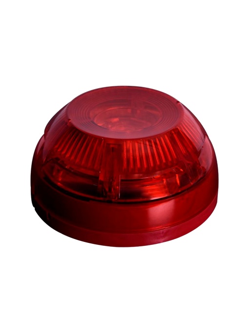 Cablada siren for fire - EN54-3 and EN54-23 Certificate - Sound power 100 db to 1 m - LED flash - low base for easy installation - power 24 ~ 28 vdc