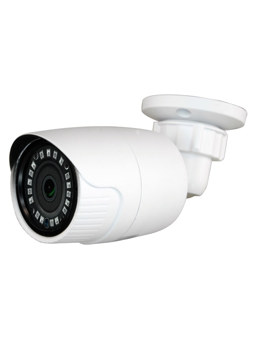 Câmara Bullet Gama ECO - Saída 4 em 1 / Resolução (2880x1620) - 1/3" CMOS 3K (5Mpx 16:9) - Lente 3.6 mm - IR Matrix LEDs Alcance 20 m - Impermeável IP66