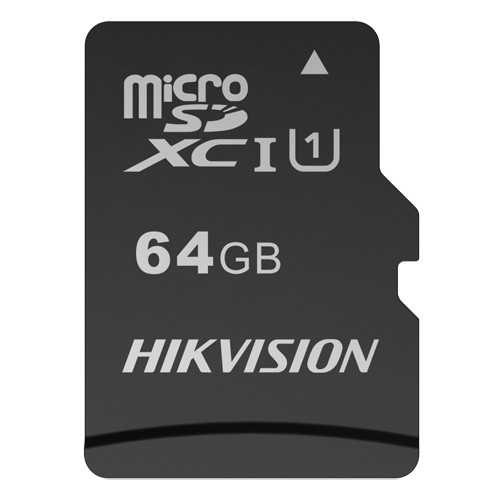 Cartão de Memória Hikvision - Capacidade 64 GB - Classe 10 U1 - Até 300 ciclos de escrita - FAT32 - Ideal para telemóveis, tablets, etc