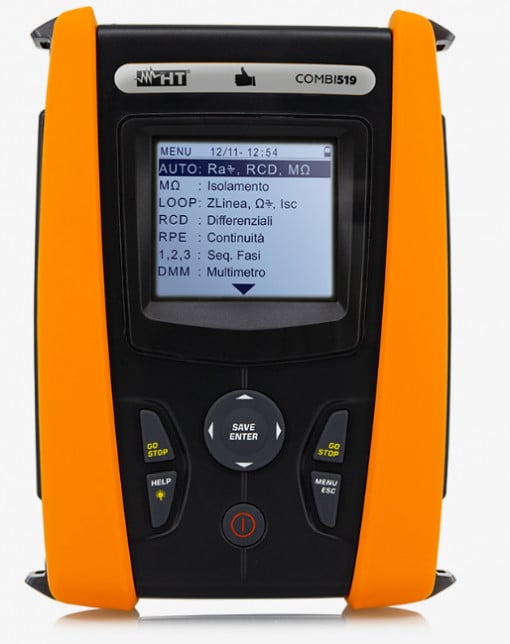 Combi519 - HV000519 Multifunctional Tester According to IEC 61557 with integrated single -phase energy analyzer