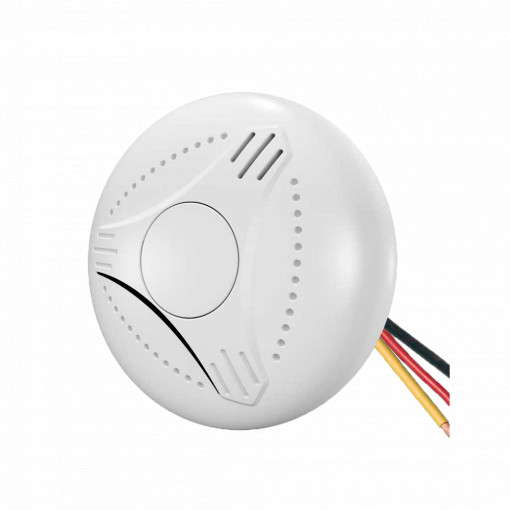 Detector de humo autónomo ANKA - Alimentación principal AC220~240V - Batería de respaldo de 10 años - Indicador luminoso de alarma - Alarma sonora 85 dB a 3m - Certificado EN 14604:2005