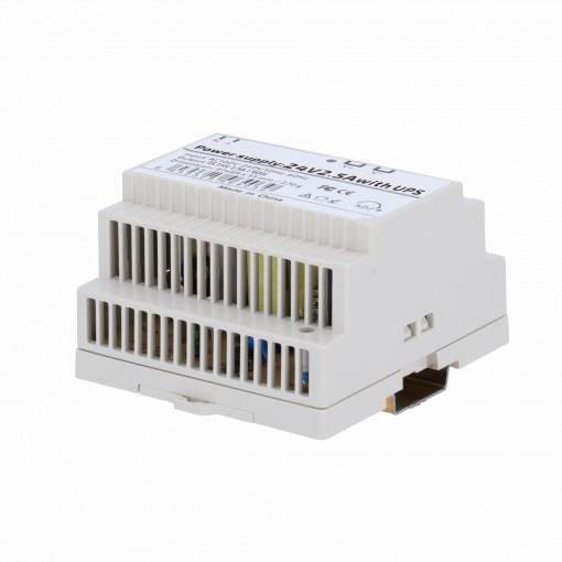 Fuente de alimentación - Salida DC 24 V 2.5 A / 60 W - Voltaje entrada AC 100V ~ 240V 50Hz-60Hz - 97 (Fo) x 55 (Al) x 88 (An) mm - Montaje en carril DIN - Protección: Sobrecarga/Sobrevoltaje/Cortocircuito