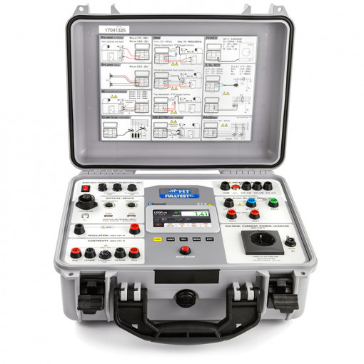 FULLTEST3 Instrumento multi-função para verificações de segurança em máquinas e quadros elétricos de acordo om IEC/EN60204-1:2006 e IEC/EN61439-1 HT ITALIA