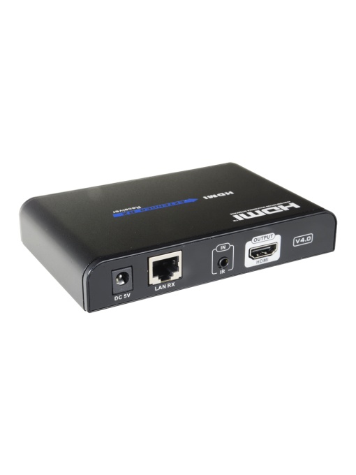 HDMI Active Extender 1080P - HDMI -EXT -PRO -V2 compatible receptor - Range 120 m over UTP Cat 6 - IR transmission - Allows point -to -point connection up to 253 receptors - HDBITT V1.3F standard