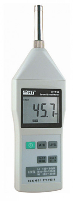 HT154 - HN000154 - Type 2 Digital Sound Meter Complete with HT150 HT Calibrator Italy