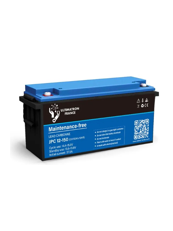 JPC-12-150 - Bateria 150Ah 12V Chumbo-Carbono de Descarga Lenta – ULTIMATRON
