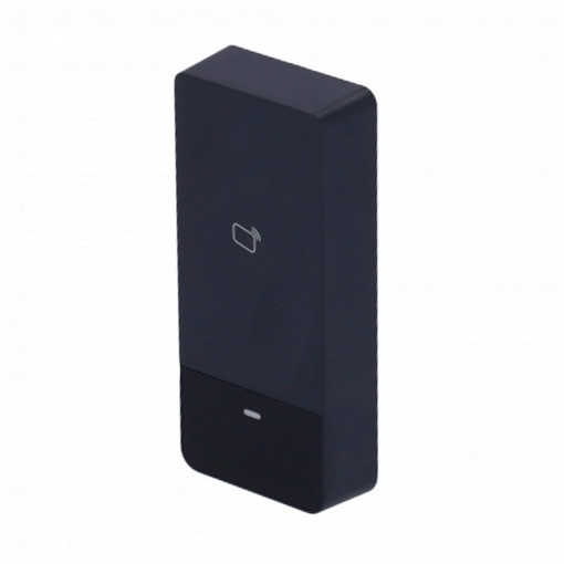 Leitor de acesso - Acesso por Cartão MF - Indicador LED e acústico - Wiegand 34 | RS485 - Compatível com controladoras X-Security - Apto para exterior IP66