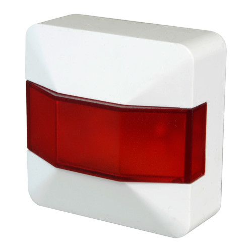 Maxfire - Luz indicadora de ação, com LED vermelho - Especial para incêndio - Plástico ABS branco - Reduzidas dimensões