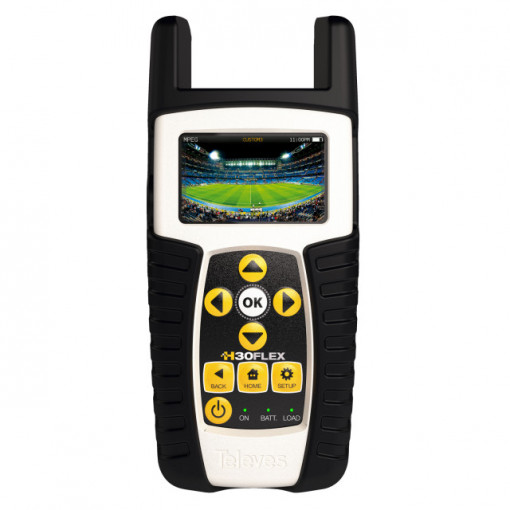 Medidor de campo H30FLEX - DVB-S/S2 + DVB-T (Inclui Mala de Transporte e Chicote Coaxial)