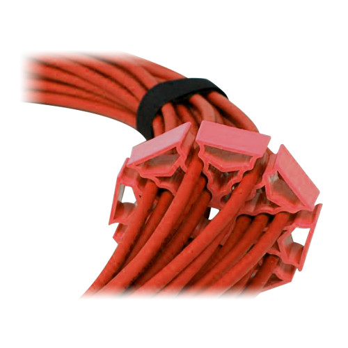 Organizador de cabos - Diâmetros permitidos 5~7.6 mm - Até 30 cabos ao mesmo tempo - Material flexível