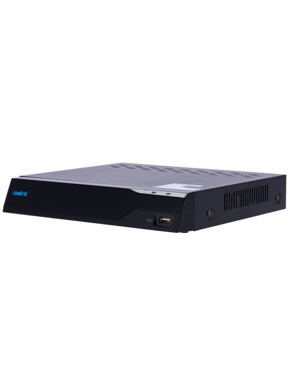 Reolink NVR 8 Poe Channels - 4K+ 12 MP - Detection of Persons / Pets / Vehicles - E -SATA - 2TB HDD - Fit for interior