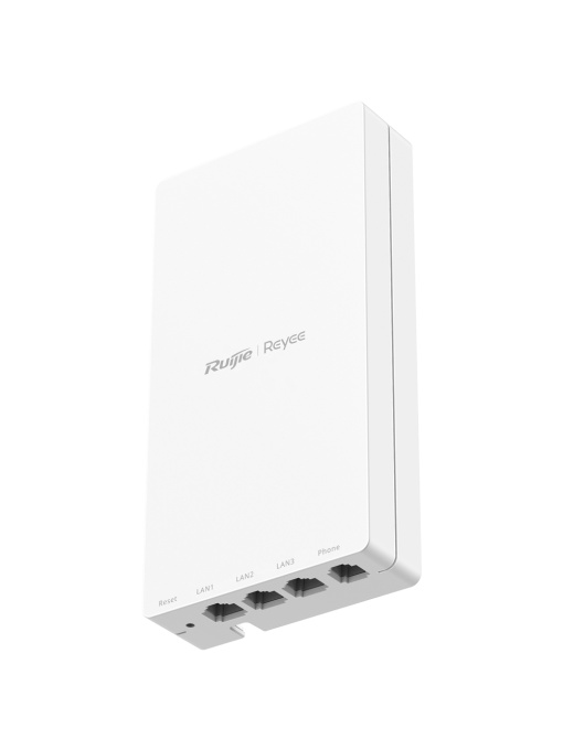 Reyee E -lighten Pon - Will AP AP Wi -fi 5 - prend en charge 802.11 B / g / n / AC Wave 1 et 2 2,4 GHz et 5 GHz - Taux de transmission jusqu'à 1167 Mbps - 3x ports RJ45 Gigabit 1x Port RJ11 THEPHEPLE - 1 X PON UPLINK 1G Port Gigabit 1x Port RJ11 THEPHEPLE - 1 X PON UPLINK 1G Port Port Gigabit 1x Port RJ11 THEPHELLE - 1 X PON UPLINK 1G PORT Port Gigabit 1X PORT RJ11