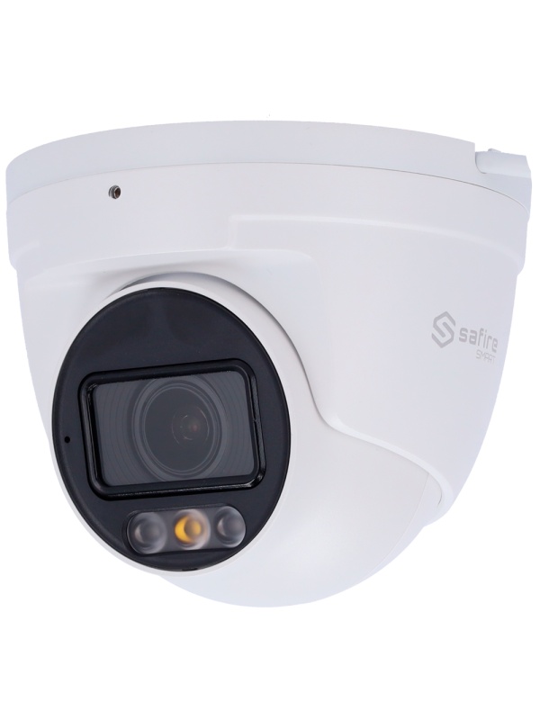 Safire Smart - Câmara Turret IP gama E1 AI - Resolução 8 Megapixel (3840×2160) - Lente Motorizada 2.8~12mm | IV 50m &amp; LED 40m - IA: Classificação de humano e veículo - Impermeabilização IP67 | PoE (IEEE802.3af) | P2P