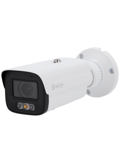 Safire Smart - IP camera Bullet E1 Artificial Intelligence - Resolution 8 Megapixel (3840 × 2160) - Motorized objective 2.8-12 mm | Audio In | DL 50M - AI: Human and Vehicle Classification - IP67 Impermeability | Poe (IEEE802.3AF)