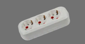 SOFLIGHT - SL-E1300B - Bloco Tomadas Triplo sem Cabo Branco