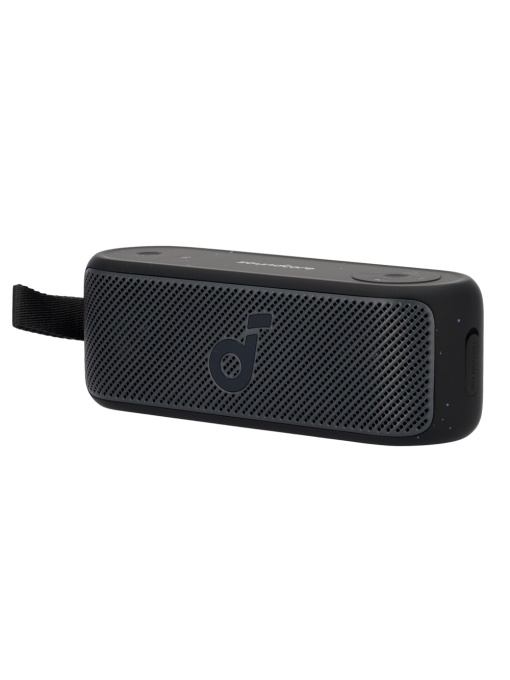 SOUNDCORE PORTATEL HIGHLY BY ANKER - 2 Stereo Diaphragms - 20W Sound - 12 Hours of Playback - Sound Frequency 50Hz ～ 40 kHz - impermeable IPX7 | Black color