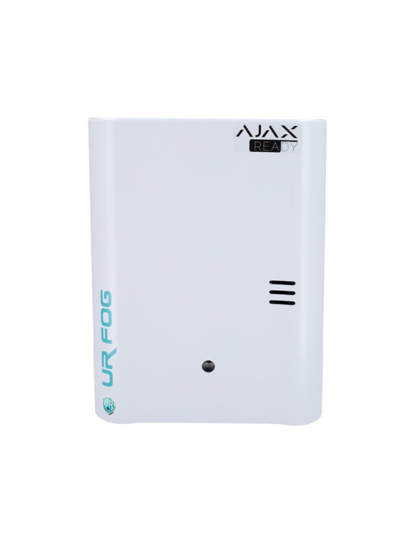URFOG Ajax Ready - Gerador de nevoeiro Gama modular - 2 relés Ajax integrados (armar e disparar) - Até 800 m3sem visibilidade - Consumo de energia muito baixo - Não deixa vestígios após o disparo
