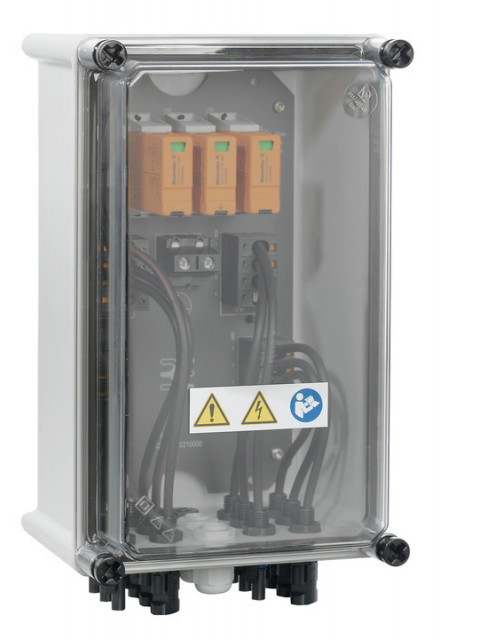 Weidmuller PVN1M1I3SXFXV1O1TXPX10 - 1 MPPT 3 IN / 3 OUT sem fusível s/ secc. 186x302x175 mm 2683170000