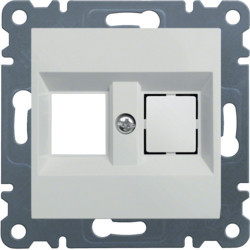 WL2320 - lumina - Suporte duplo p/Keystone, branc HAGER EAN:8694407000675