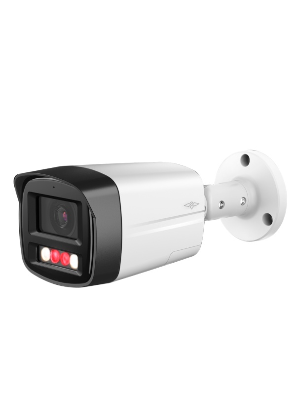 X -Security Chamber IP Bullet - 4 Megapíxel (2688x1520) - 2.8mm / DualLight lens (30m IR+30m Blanca light) - WDR 120 dB | DISUASION ACTIVE CONTIVE ALTOVOZ Y LIGHT - WIZSENSE, CONSIDE HUMAN Y VEHICULE - MICROSD 256GB / IP67