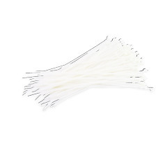 000900171 - 8436021941718Saco 100u abraçadeiras 100% nylon 80x2,5mm Natural