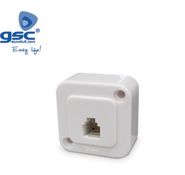 002600945 - 8436021949455Telefone Roseta 6p4c - Branco