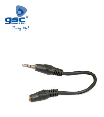 002601359 - 8433373013599 Adaptador de áudio estéreo 3,5 mm fêmea para 2,5 mm macho