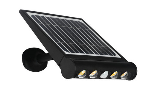 200210015 - 8433373066007Tombua Lâmpada de parede solar LED com sensor de movimento e crepúsculo 8W 6000K Preto