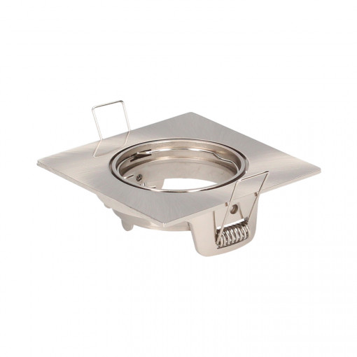 200405018 - 8433373070035Anel basculante quadrado embutido Chandur Satin Nickel