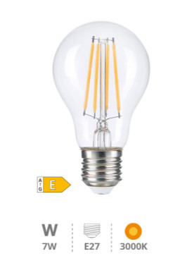200671001 - 8433373055667 Lâmpada LED padrão Gold Series 7W E27 3000K
