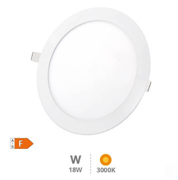 201000067 - 8433373064171Downlight embutido de LED redondo Virey 18 W 4000 K branco