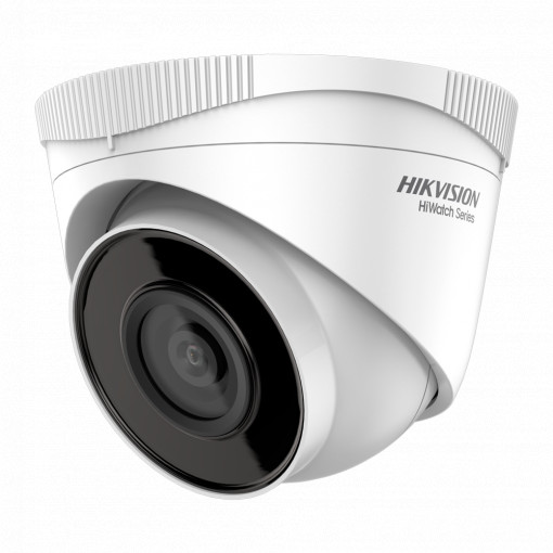 Cámara IP Turret Hikvision - 2 Megapixel (1920x1080) - Lente 2.8 mm - Soporta detección de humano y vehículo - IR LEDs alcance 30 m - WEB, Software CMS, Smartphone y NVR