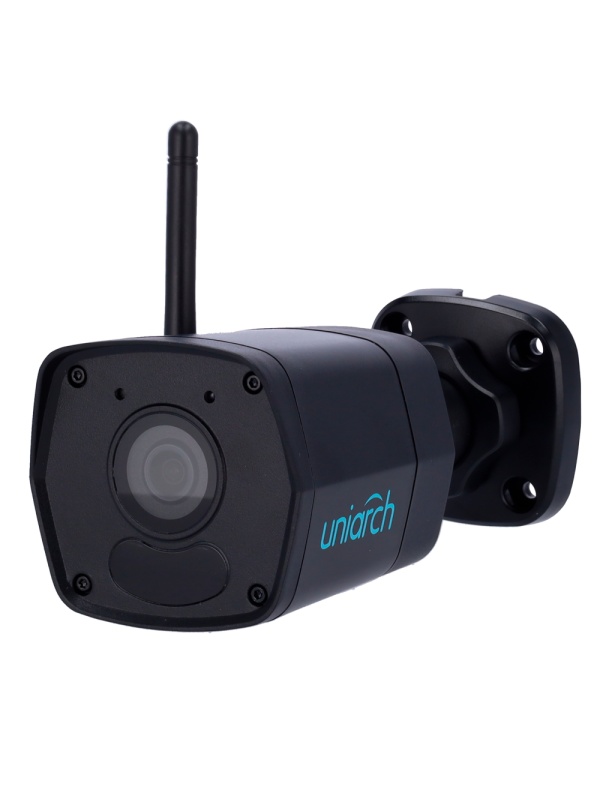 Camera IP 2 Megapixel Wifi - Gama Uniarch - 1/2.9 "Progressive Scan CMOS - Lente 2.8 mm - IR LEDs Range 30 m - Wifi IEEE802.11b/g/n
