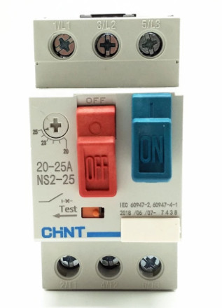 CHINT - 3P engine circuit breaker 20A -25A NS82525