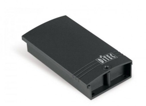 CONT1 - Base porta-cartões com caixa para montagem em interior ou em exterior predisposta para inserir 1 placa receptora BIX, LAN 7S, LAB, SOF A1, SOF A2 ou outro