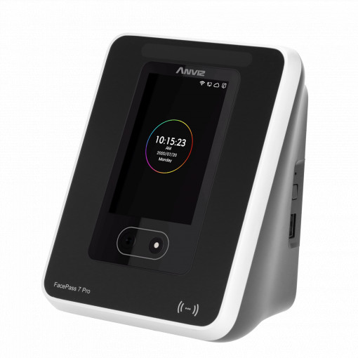 Control de Accesos y Presencia Anviz - Sistema biométrico facial con doble sensor - Reconocimiento facial, tarjeta y PIN - 3.000 usuarios | 100.000 registros - 8 modos de presencia | Controladora integrada - Software CrossChex