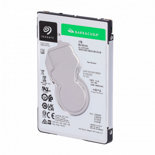 Disco duro Seagate - Capacidad 1 TB - Modelo de 2.5&quot; - Interfaz SATA 6 Gb/s - Especial para CCTV - Suelto o instalado en DVR