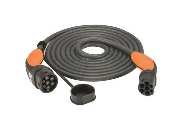 Helix loading cable (up to 22kw) black, type 2, 32 A, three -phase, 5 m