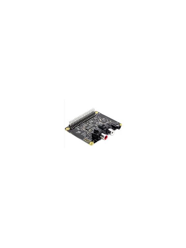 IQUADIODAC+ - Placa de som HD Estéreo para Raspberry Pi (HAT 40 pin) - Raspberry Pi IQaudio DAC+