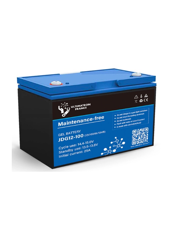 JDG-12-100 - Batterie 100Ah 12V GEL Décharge Lente – ULTIMATRON