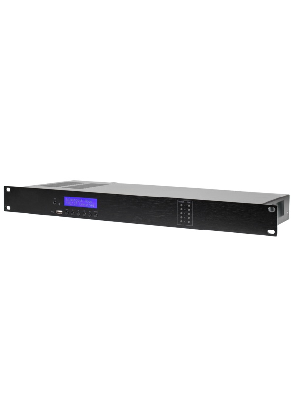 Matrice de contrôle - 5 zones - lecteur USB - Entrées multiples - puissance fantôme pour microphone