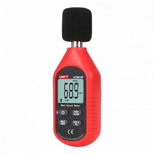 Medidor de nível sonoro - Captura ruído até 130 dB com resposta rápida - Visor LCD retroiluminado - Conectividade por Bluetooth e APP - Design ergonómico, leve e com interface intuitiva - Apagado automático