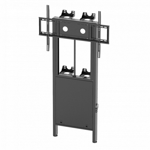 Motorized Support Floor -Parede - Adjustable Height - Up to 86 " - Maximum 100kg Weight - VESA 900x600mm