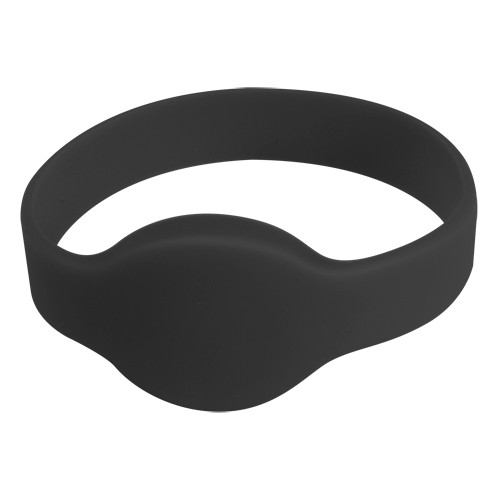 Proximity Bracelet - Radio Frequency ID - Passive: Black color - Low frequency 125 kHz - diameter 65 mm - maximum safety