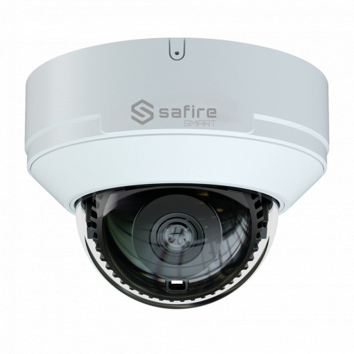 Safire Smart - Cámara Domo IP gama I1 - Resolución 8 Megapíxel (3840x2160) - Lente 2.8 mm | Micrófono | IR 30m - TrueSense: Detección de humano y vehículo - Impermeabilidad IP67 &amp; IK10 | PoE (IEEE802.3af)