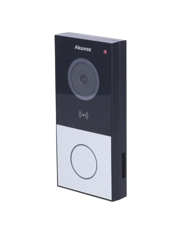 Sistema de videoporteiro 2 fios montados à superfície - Câmara 2 Mpx | Áudio bidirecional - Abertura com cartão MF, NFC e BLE | 1 relé - SIP padrão - Manutenção Cloud - Ligação de monitor e placas via Cloud